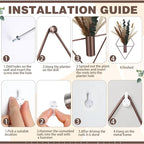 Jexine 4 Pcs Hanging Planters - Image 3