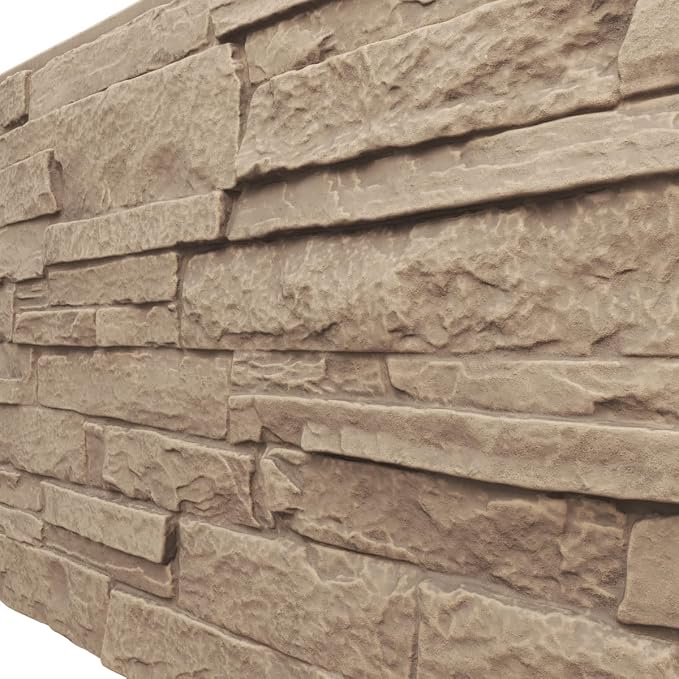 EverStone Acadia Ledge Faux Stone Panel, Valley Spring Color - Image 7