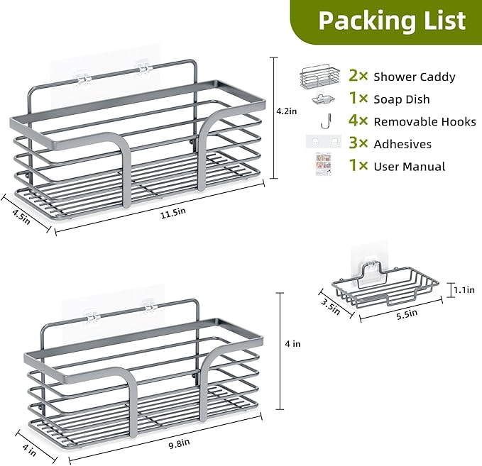 Yougai Shower Caddy, Shower Organizer - Image 2