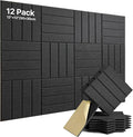 12 Pack Sound Proof Foam Panels by Soundsbay