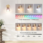 Shenmoyl Vintage 5000 mAh Battery Operated Wall Sconce - Image 6