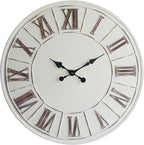 Oversized Farmhouse Wall Clock by PILIHOME