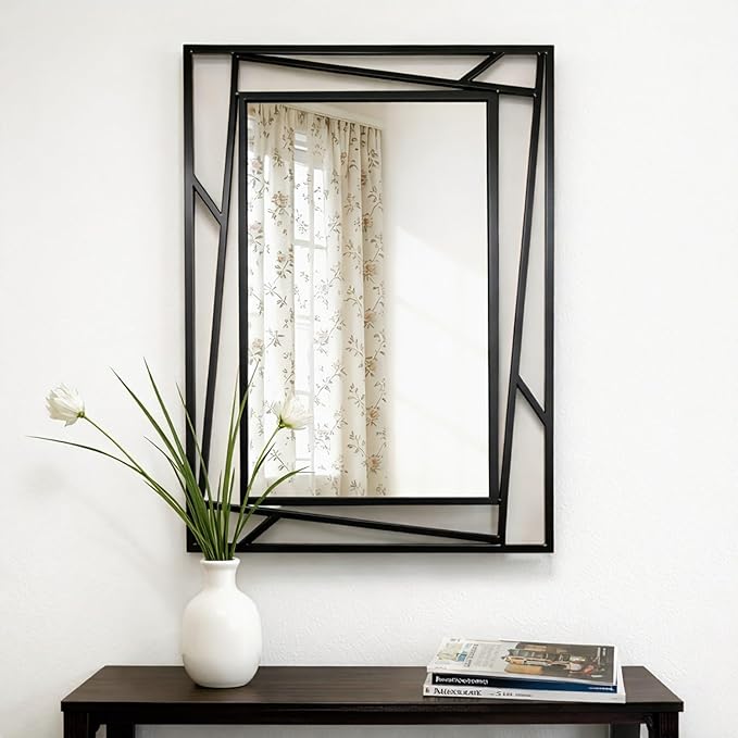 Rectangular Wall Mirror, Hang Horizontally or Vertically by NXHOME