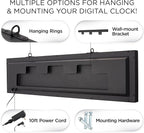 Ivation Oversized 36" Outdoor Waterproof Digital Clock, Auto Time Sync - Image 7
