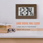 MARATHON Large Digital Wall Clock - Image 2