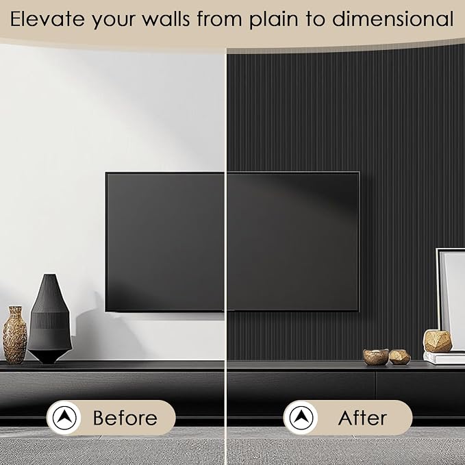 16-Pack 3D Slat Wall Panels — Soundproof Faux Wood Panels - Image 3