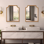 WallBeyond Scalloped Wood Mirror - Image 3