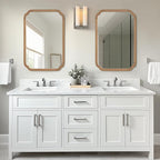 WallBeyond 24" x 36" Rounded Corner Arch Wall Mirror - Image 2