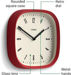 JONES CLOCKS® Marvel wall Clock | Modern Retro Rounded Square Clock | 10 inch | - Image 6