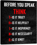 Pyradecor Large Motivational Think Before You Speak Classroom Positive Quotes by Pyradecor