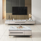 Abyssaly Marble Contact Paper for Countertops Gold Grey White Marble Peel and - Image 3