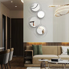 Hicarer 4 Pcs Decorative Wall Mirror Round Modern Mirror Circle Mirror Wall Art - Image 6