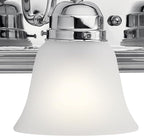 Kichler 30" 4-Light Vanity Bath Light in Chrome, Modern Bathroom Light - Image 6