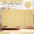 Juexica 2 Pcs Natural Bamboo Wall Panel - Image 2