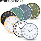 Wall Clocks Battery Operated 10 inch Modern Wall Clock, Silent Non Ticking Wall - Image 8