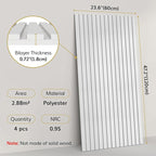 TONOR Dual-Layer Thickened Acoustic Wall Panels Self Adhesive, 4 Pack - Image 2