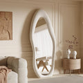 Honyee Full Length Mirror, Irregular Wavy Full Body Mirror by Honyee