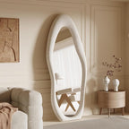 Honyee Full Length Mirror, Irregular Wavy Full Body Mirror by Honyee