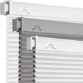 Grandekor No Drill No Tools Cordless Cellular Shades, 32.5" W x 64" H, UV by Grandekor