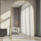 Dewfig Arched Full Length Mirror, Oversized Full Body Mirrors - Image 2