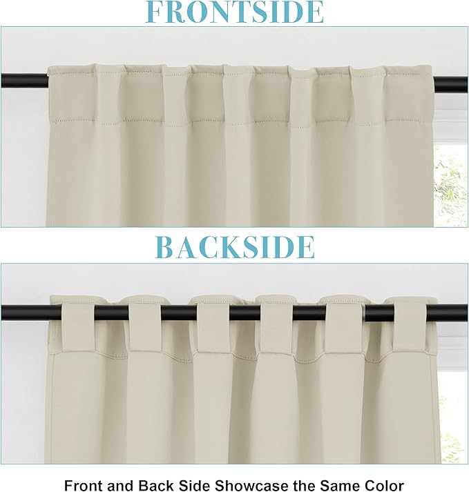 RYB HOME Blackout Curtains for Bedroom, Window Shades Thermal Insulating - Image 6