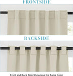 RYB HOME Blackout Curtains for Living Room, Privacy Thermal Insulating Window - Image 6