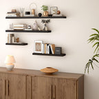 BGMG Wood Floating Shelves 48 inch, Wide Rustic Wooden Wall Shelves - Image 5