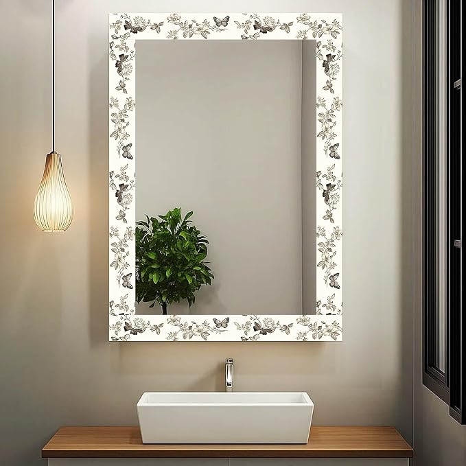 IVN Wallpaper Border Peel and Stick PVC Vintage Butterfly and Floral Design - Image 4
