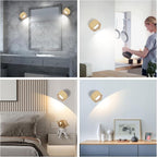 AKSDA Battery Operated Wall Light, LED Wall Sconce - Image 5