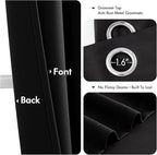 MIULEE Blackout Curtains for Bedroom Living Room 2 Panels, Thermal Insulated - Image 4