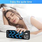 Digital Wall Clock with Remote Control, Large Display Plug in LED Digital Alarm - Image 7