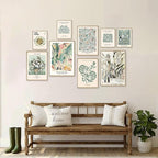KBKBART 9 PCS Sage Green Wall Art - Image 5