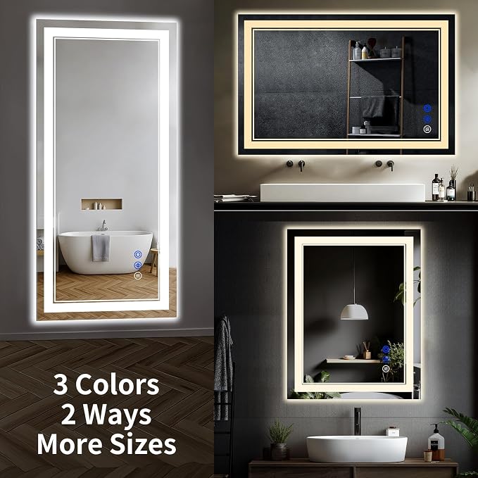 36"x36" LED Bathroom Mirror - Image 9