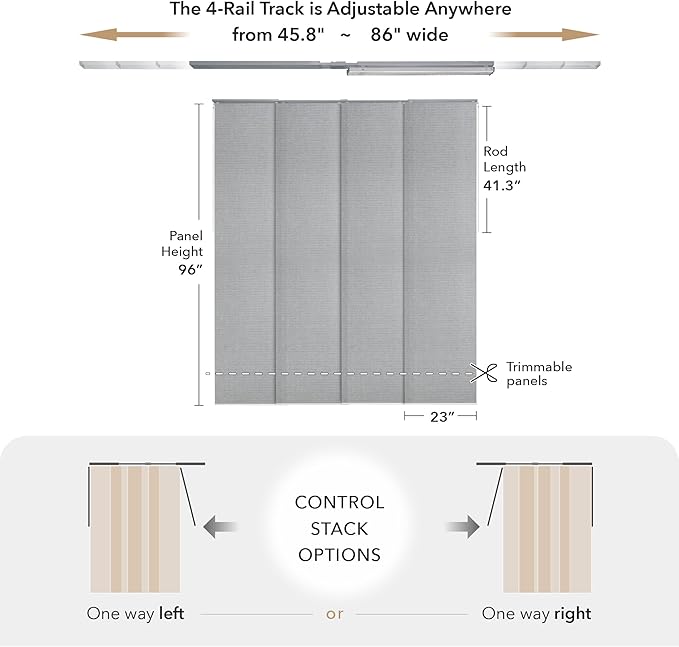 GoDear Design Adjustable Vertical Blinds - Image 7