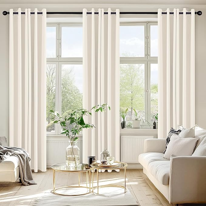 MIULEE Blackout Curtains for Bedroom Living Room 2 Panels, Thermal Insulated - Image 6
