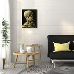 1 KINGO Van Gogh Canvas Wall Art: Skull of a Skeleton - Image 3