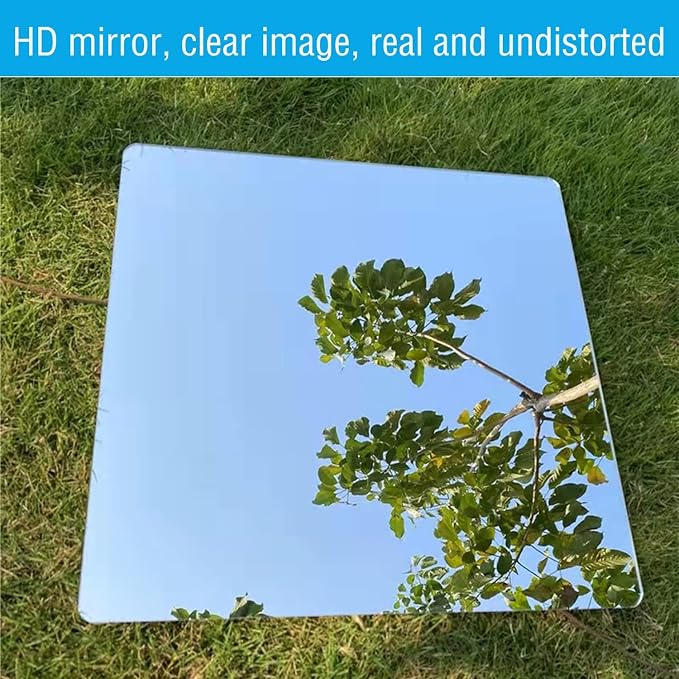 16"x 12"x 4Pcs Acrylic Mirror Sheet, Flexible Non Glass Full Length Full Body - Image 8