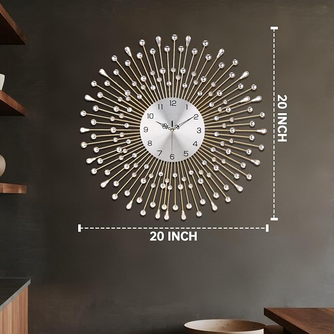 SIN&MI Large Wall Clock Decorative - Image 4