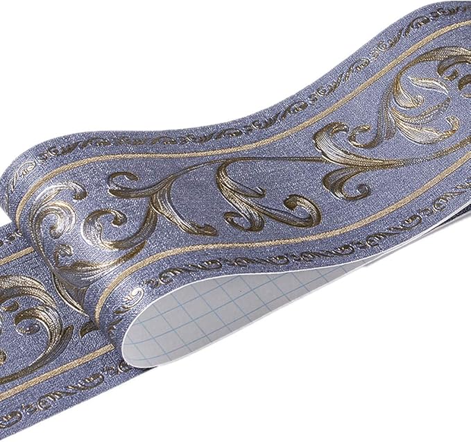 UPREDO 3D Decorative Floral Molding Waterproof Wallpaper Border Peel and Stick by UPREDO