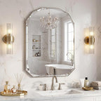 Suidia Bathroom Mirror, Frameless Bathroom Mirror - Image 8