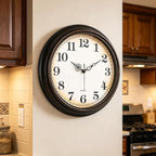 Yoiolclc Large Wall Clock 16 Inch Silent Non-Ticking Vintage Wall Clocks - Image 3