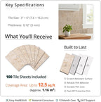 StyloVue 100 Pieces Peel and Stick Backsplash - Image 4