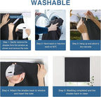 LazBlinds 100% Blackout Roller Shades, No Tools No Drill Cordless Blinds - Image 5