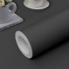 practicalWs 15.7"x 984.2" Grey Wallpaper Self Adhesive Peel and Stick Wall by practicalWs