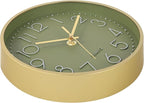 Wall Clock Green, 8 Inch Modern Wall Clocks Battery Operated Silent Non Ticking - Image 7
