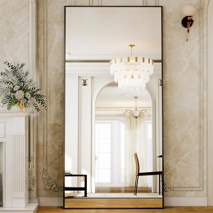 GLSLAND 77" x 38" Rectangular Full Length Mirror - Image 7