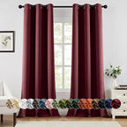 MIULEE Blackout Curtains for Bedroom Living Room 2 Panels, Thermal Insulated by MIULEE