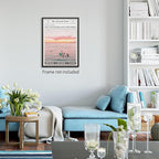 Pink Beach Newspaper Posters Vintage Fashion Coastal Girl Surf Wall Art Grainy - Image 6