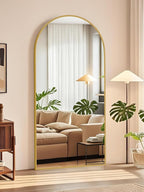 71"x32" Floor Mirror Full Length, Arched Full Length Mirror by Unknown