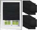 Changshade 12 Pack Temporary Shades, Pleated Paper Blinds by Changshade